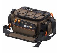 Savage Gear System Box Bag Medium (Includes 3 Boxes & 5 PE Bags) 20x40x29cm 12L