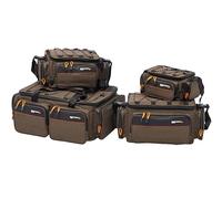 Savage Gear System Box Bag - Lightweight Crossbody for Anglers, 3 Lure Boxes, 5.5L Green