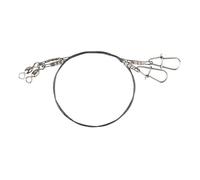 Savage Gear Titanium Spin Trace 1 x 7 35 cm 0.40 mm 15 kg 2 Steel Leaders for Pike Fishing