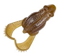Savage Gear Tough Toad Rubber Frog, Weight: 30 g, Length: 11 cm, Colour: Brown