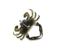 Savage Gear TPE 3D Crab Fishing Bait, 1 oz, Natural Peeler, Durable TPE Composition, Fast Sinking, Lifelike Bouncing Action
