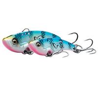 Savage Gear Vib Blade - Long Casting Finesse Blade with Vibrating & Flashing Action, Ideal for Perch, Pike & Zander in Freshwater & Saltwater, Ultra-Sharp Treble Hooks Firetiger 5.5 cm
