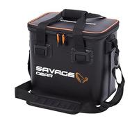Savage Gear WPMP Waterproof Insulated Cooler Bag - Heavy-Duty EVA Lunch & Bait Cooler for Fishing, Camping, Hiking & Boating | 5mm Thermal Insulation | Includes 2 Cooler Elements & Shoulder Strap, 24L