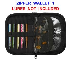 SAVAGE GEAR ZIPPER WALLET FOR LINE THRU SANDEEL VIBE PLUGS SEEKER ROTEX SPINNERS