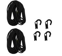 Savage Island 2 Heavy Duty Bungee Cord Elastic Tie Down Straps Rope with 4 Adjustable Hooks