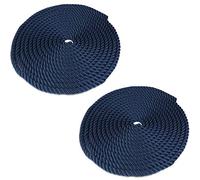 Savage Island 2 x 12mm Docking Boat Yacht Lines Mooring Sailing Rope - Heatsealed Both Ends