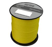 Savage Island 200m Reel Paracord Army Camping for Tent Basha Bivi Shelter Buidling Hammock Gardening Bushcraft (Yellow)