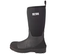 Savage Island Arran Waterproof Neoprene Wellington Boots - Insulated Rubber Warm Wellies in Black or Green
