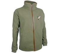 Savage Island Fleece Shooting Jacket with Mallard Embroidery Green