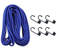 Savage Island Heavy Duty 10mm Bungee Cord Elastic Tie Down Straps Rope With 6 Hooks
