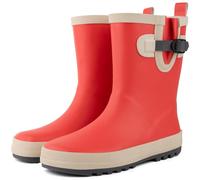 Savage Island Kids Rubber Wellington Boots - Boys & Girls Waterproof Rain Boots with Adjustable Gusset - Toddler & Children’s Unisex Wellies