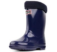 Savage Island Kids Waterproof Wellington Boots with Removable Warm Sock Lining - Lightweight Rain Wellies for Boys & Girls