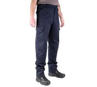 Savage Island Men’s Cargo Duty Pro Workwear Utility Multi Pocket Trousers - Security Site Work Trouser Navy Blue
