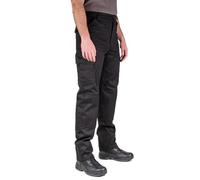 Savage Island Men’s Cargo Duty Pro Workwear Utility Multi Pocket Trousers - Security Site Work Trouser Black