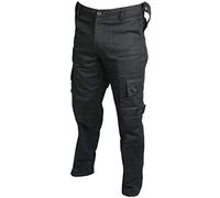 Savage Island Men's Combat Military Trousers, Black, 40W / 32L