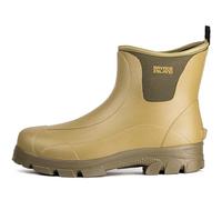 Savage Island Short Ankle Rubber Neoprene Lined Wellington Boots, Green UK12