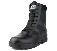 Savage Island Side Zip Army Patrol Tactical Action Combat Boots (6 UK, Black)