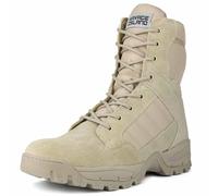 Savage Island Tactical Side Zip Army Patrol Combat Boots (8 UK, Desert)