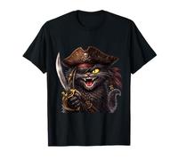 Savage Pirate Black Cat Legend T-Shirt