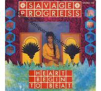 Savage Progress - Heart begin to beat (1984) / Vinyl single [Vinyl-Single 7'']