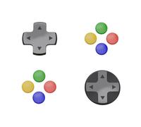 Savage Raven by Skull & Co. D-Pad Button Cap Set for Nintendo Switch 2 Joy-con - SFC