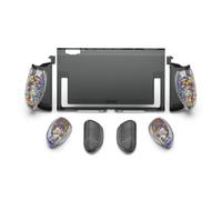 Savage Raven by Skull & Co. FissionGrip: Dockable Split Protective Case for Nintendo Switch 2 (2025), Slim PC Shell with Detachable Grip Cover- Color Block Edition