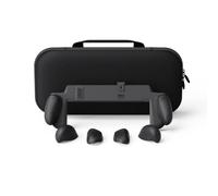 Savage Raven by Skull & Co. NeoGrip Bundle for Nintendo Switch 2: Ergonomic Grip Hard Case with Replaceable Handles [Fits All Hands] [with Carrying Case] - Black