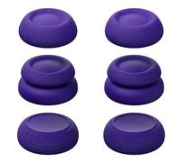 Savage Raven by Skull & Co. Skin, CQC and FPS Thumb Grip Set Joystick Cap Analog Stick Cap for PlayStation Portal - Galactic Purple, 3 Pairs(6pcs)