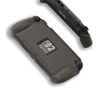 Savage Raven by Skull & Co. StandGrip for Nintendo Switch 2: A Soft Protective Case with Textured Grips Full Protection and Stand, Shock-Absorption Non-Slip and Anti-Scratch Cover Design- Smoky Black