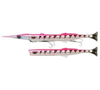 Savage Salt 3D Line Thru Needfish Pulsetail 2+1 30cm 85g Pink Barracuda (69715)