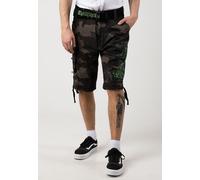 Brandit x Iron Maiden Shorts Savage The Number Of The Beast Darkcamo Camouflage 100% Cotton S