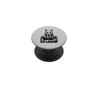 Savage Wolf In Suit Alpha Business Leader PopSockets Adhesive PopGrip