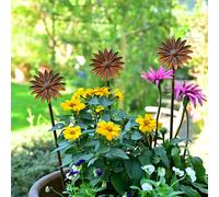 Savage Works Metal Flower Garden Sculptures - 1 metal flower