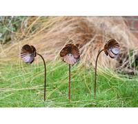 Savage Works Metal Garden Poppy Flower - 1 Poppy