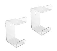 Savagrow 2pcs Game Controller Wall Mount Holder Clear Gamepad Holder with Mounting Screw