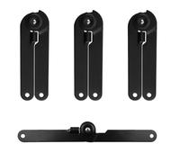 Savagrow 4pcs 180 Degree Rotatable Support Hinges Black 9" Folding Lid Support Hinges