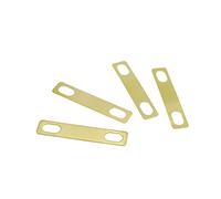 Savagrow 4pcs Gold Guitar Neck Shims for Guitar and Bass Bolt-on Neck Repair Luthier Tools, 0.2mm 0.5mm 1mm