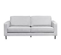 Beliani Sofa 3 Seater SAVALEN Fabric Light Grey, Grey