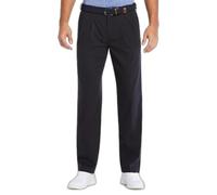 Savane Men's Pleated Stretch Ultimate Performance Chino Casual Pants, Dark Navy, 46W x 32L
