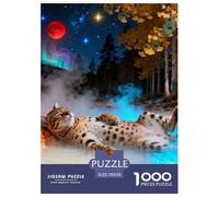 Savannah Cat 1000-Piece Jigsaw Puzzle for Adult Challenging Puzzle Games Fun, Challenging & Brainteasing Games Gifts for Men And Women Home Decoration Puzzle 70x50cm/1000pcs
