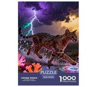 Savannah Cat 1000-Piece Jigsaws Puzzles for Adult Challenging Puzzle Games Fun, Challenging & Brainteasing Games for Adults And Kids Age 12 Years Up Home Decoration Puzzle 70x50cm/1000pcs