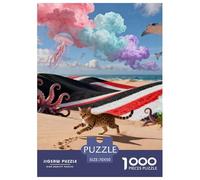 Savannah Cat 1000 Piece Puzzles for Adults Educational Games Fun, Challenging & Brainteasing Games Gifts for Men And Women Decoration Puzzle 70x50cm/1000pcs