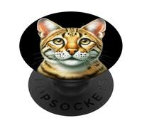 Savannah Cat Portrait PopSockets Adhesive PopGrip