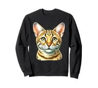 Savannah Cat Portrait Sweatshirt