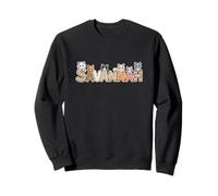 Savannah Cat Trees - Personalized Cute Name Word Art Sweatshirt