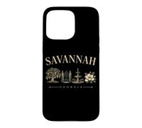 Savannah Georgia Souvenir Southern City Travel Case for iPhone 15 Pro Max