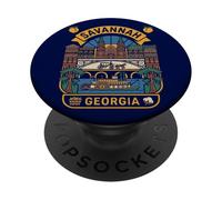 Savannah Georgia USA Born Bred PopSockets Adhesive PopGrip