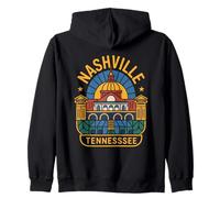 Savannah Georgia USA Born Bred Zip Hoodie