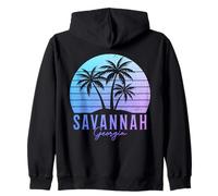 Savannah Georgia Vintage Pride Zip Hoodie