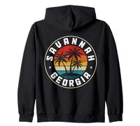 Savannah Georgia Vintage Pride Zip Hoodie
